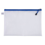 Torebka DONAU Zipper Bag, A4, 343x246 mm, EVA, z suwakiem, niebieska