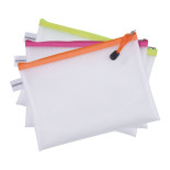 Torebka DONAU Zipper Bag, A4, 343x246 mm, EVA, z suwakiem, mix kolorów