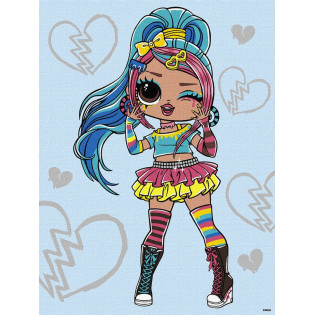 Malowanie po numerach IDEYKA, 30x40cm, L.O.L. Surprise! Tweens Emma, 1 szt., w pudełku