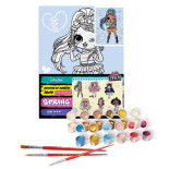 Malowanie po numerach IDEYKA, 30x40cm, L.O.L. Surprise! Tweens Emma, 1 szt., w pudełku