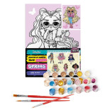 Malowanie po numerach IDEYKA, 30x40cm, L.O.L. Surprise! Tweens Olivia, 1 szt., w pudełku