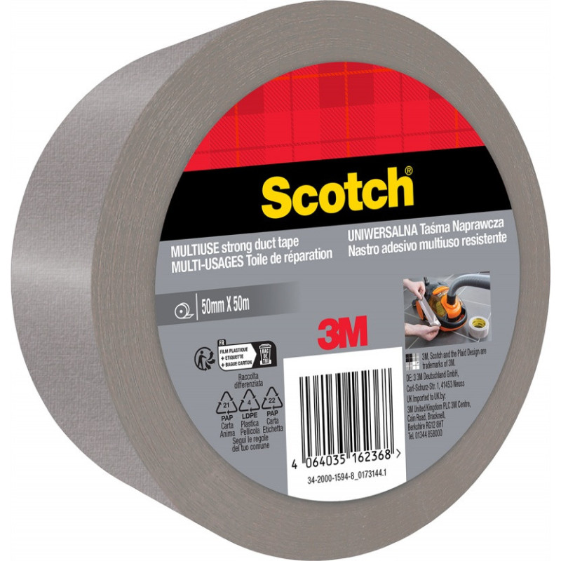 Taśma naprawcza SCOTCH, 50mm, 50m, 1 rolka, srebrna