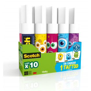 Klej w sztyfcie SCOTCH Monster, 10x8g