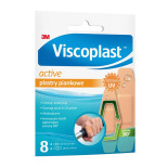 Plastry VISCOPLAST Active, piankowe, 2 rozmiary, 8 szt., kopertka
