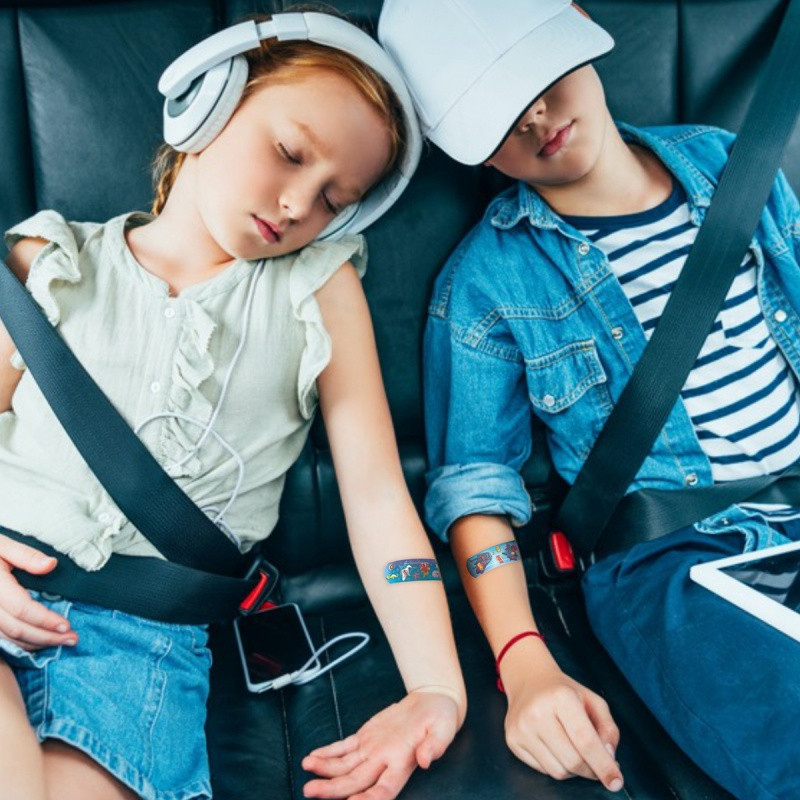 Plastry dziecięce VISCOPLAST Cool, 2 rozmiary, 20 szt., pudełko