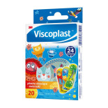 Plastry dziecięce VISCOPLAST Zwierzęta, 72x25mm, 20 szt., pudełko