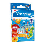 Plastry dziecięce VISCOPLAST Zwierzęta, 72x25mm, 20 szt., pudełko