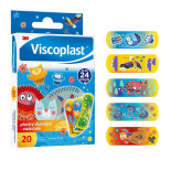 Plastry dziecięce VISCOPLAST Zwierzęta, 72x25mm, 20 szt., pudełko