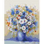 Malowanie po numerach BRUSHME, 40x50 cm, bukiet polnych kwiatów, 1 szt., w pudełku