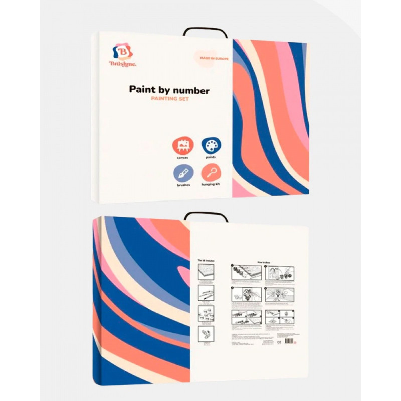 Malowanie po numerach BRUSHME, 40x50 cm, bukiet polnych kwiatów, 1 szt., w pudełku