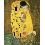Malowanie po numerach BRUSHME, 40x50 cm, Pocałunek Gustav Klimt, 1 szt., w pudełku