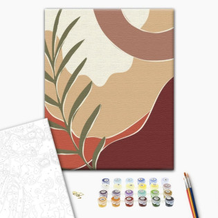 Malowanie po numerach BRUSHME, 40x50 cm, tryptyk pastelowy art 2, 1 szt., w pudełku