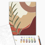 Malowanie po numerach BRUSHME, 40x50 cm, tryptyk pastelowy art 2, 1 szt., w pudełku