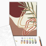 Malowanie po numerach BRUSHME, 40x50 cm, tryptyk pastelowy art 1, 1 szt., w pudełku