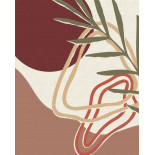 Malowanie po numerach BRUSHME, 40x50 cm, tryptyk pastelowy art 1, 1 szt., w pudełku