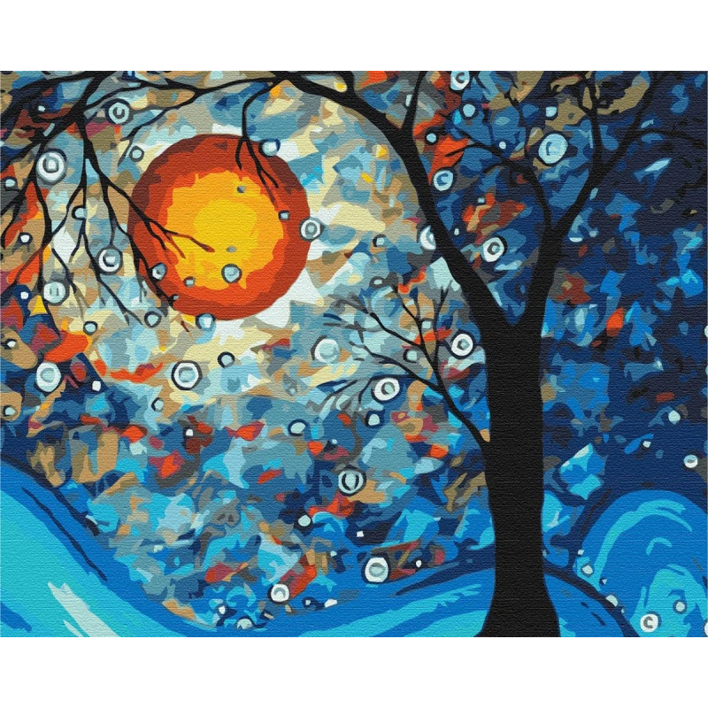 Malowanie po numerach BRUSHME, 40x50 cm, przestrzeń artysty, 1 szt., w pudełku