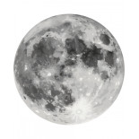Malowanie po numerach BRUSHME, okrągły, śr. 40 cm, księżyc, 1 szt.
