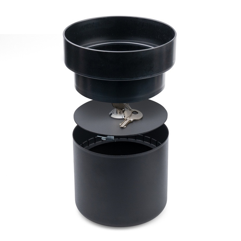 Doniczka sejf SAX, czarna