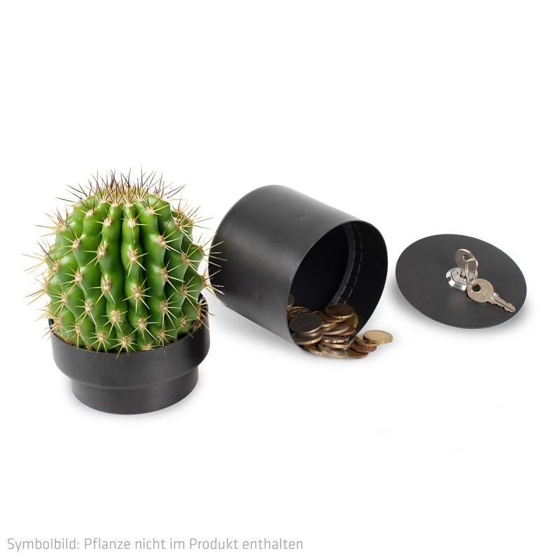 Doniczka sejf SAX, czarna