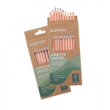 Kredki ołówkowe ECONOVO, FSC, 3mm, 12 szt., mix kolorów
