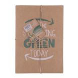 Zeszyt ECONOVO, z recyklingu, A5, 32 kart., 70gsm, 2 szt., naturalny