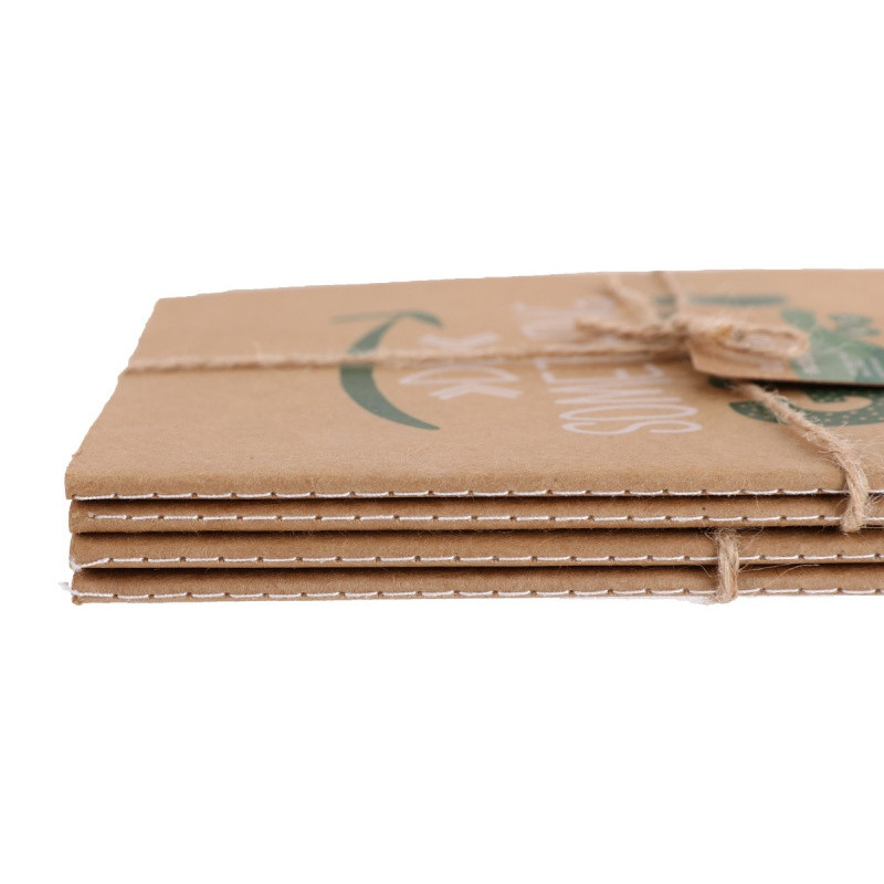 Zeszyt ECONOVO, z recyklingu, A5, 32 kart., 70gsm, 2 szt., naturalny