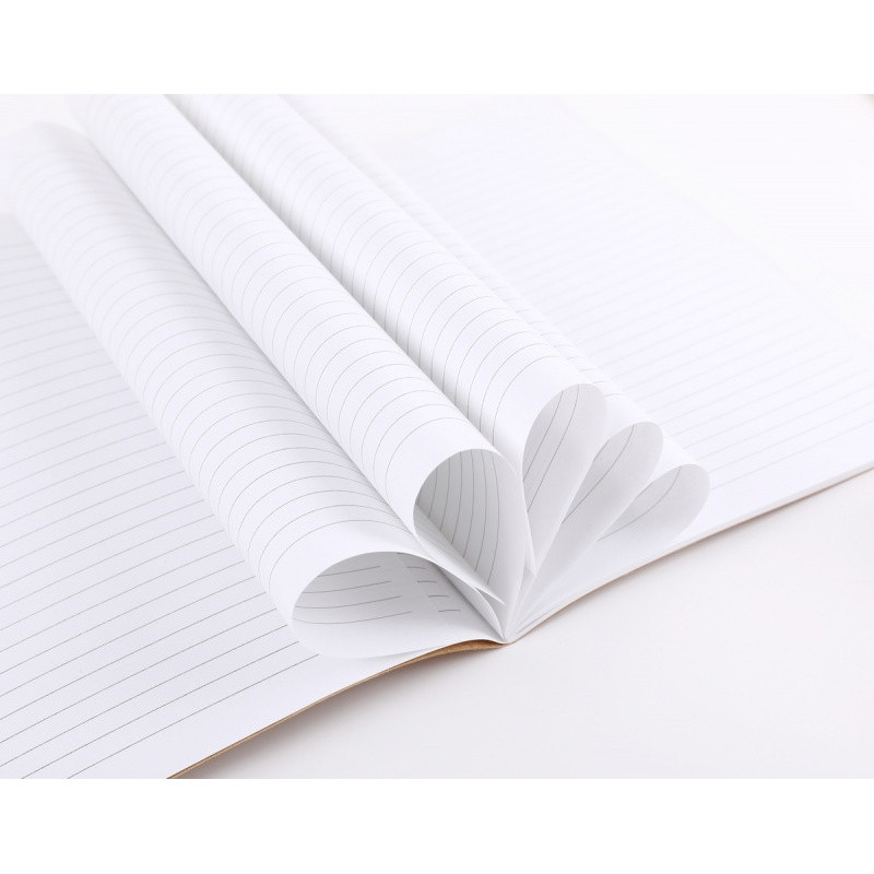 Zeszyt ECONOVO, z recyklingu, A5, 32 kart., 70gsm, 2 szt., naturalny