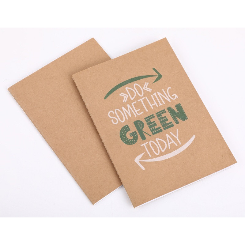 Zeszyt ECONOVO, z recyklingu, A5, 32 kart., 70gsm, 2 szt., naturalny