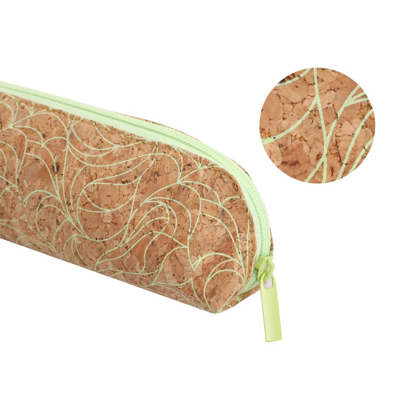 Piórnik kosmetyczka ECONOVO, korkowy, 20x5x6 cm, naturalny