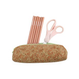 Piórnik kosmetyczka ECONOVO, korkowy, 20x5x6 cm, naturalny