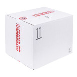 Taśma pakowa OFFICE PRODUCTS, ostrożnie nie rzucać, 48mm x 50y, 36mic, 1szt., biała