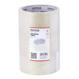 Taśma pakowa OFFICE PRODUCTS, 48mm x 50y, 36mic, 3szt., transparentna