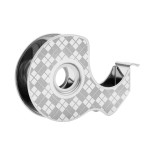 Dyspenser taśmy SCOTCH, ze stali nierdzewnej + 2x taśma Magic™ 19mm x 13,9m, srebrny