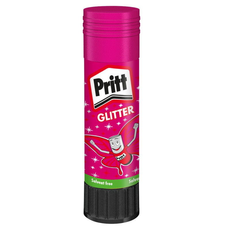 Klej w sztyfcie PRITT z brokatem, 20g, mix kolorów