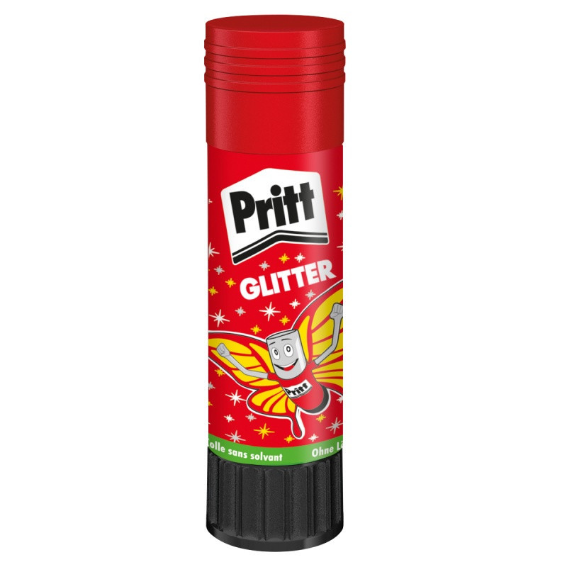 Klej w sztyfcie PRITT z brokatem, 20g, mix kolorów