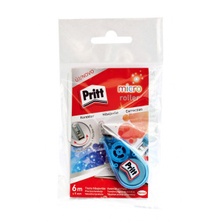 Korektor w taśmie PRITT, micro roller, 5mm x 6m, zawieszka, mix kolorów