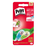 Korektor w taśmie PRITT, micro roller, 5mm x 6m, 2 szt., blister, mix kolorów