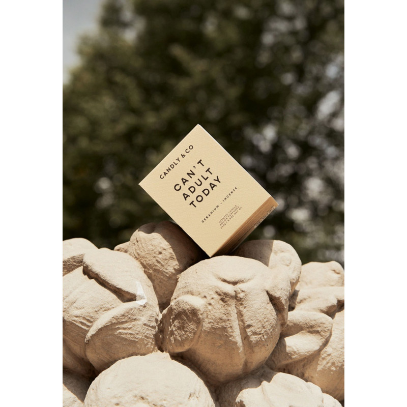 Świeca sojowa w szkle CANDLY&CO, Can't Adult Today, zapach No.1, 250g