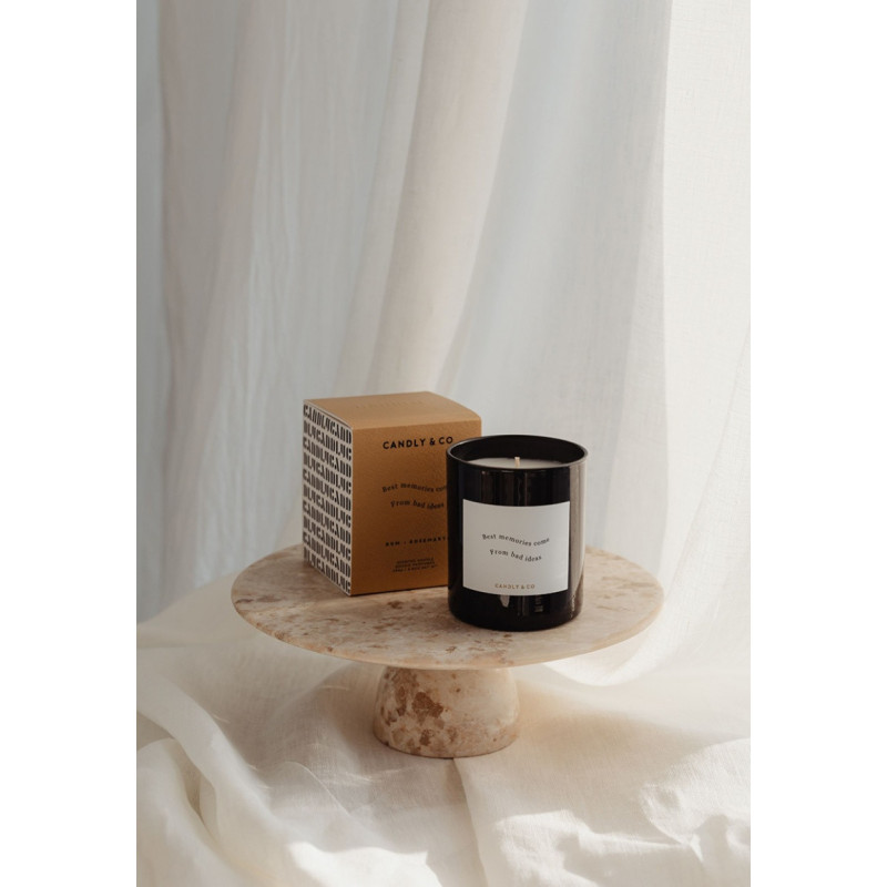 Świeca sojowa w szkle CANDLY&CO, Best Memories Come From B., zapach No.2, 250g