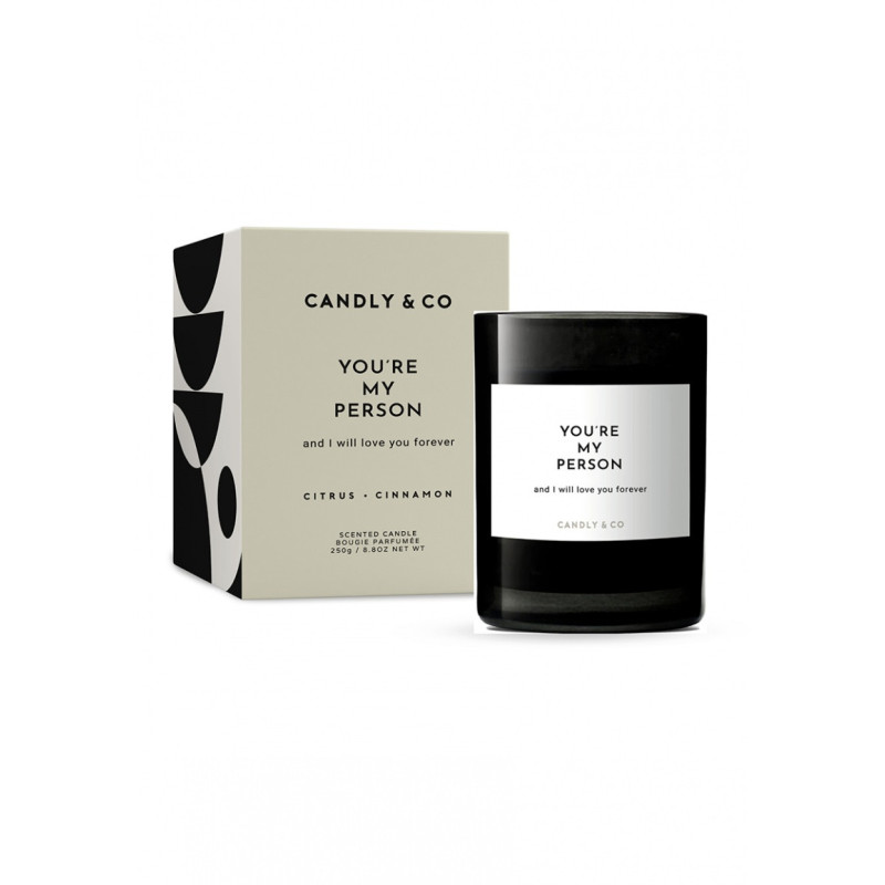 Świeca sojowa w szkle CANDLY&CO, You Are My Person And I., zapach No.3, 250g
