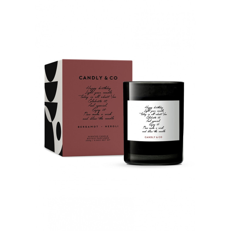 Świeca sojowa w szkle CANDLY&CO, Happy Birthday, zapach No.5, 250g