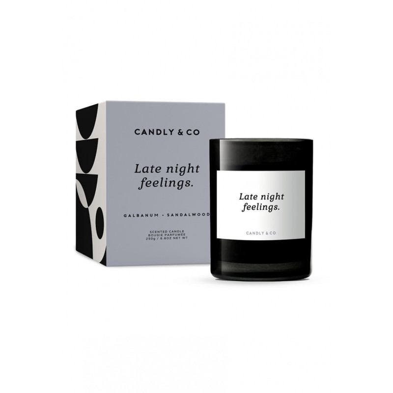 Świeca sojowa w szkle CANDLY&CO, Late Night Feelings, zapach No.6, 250g