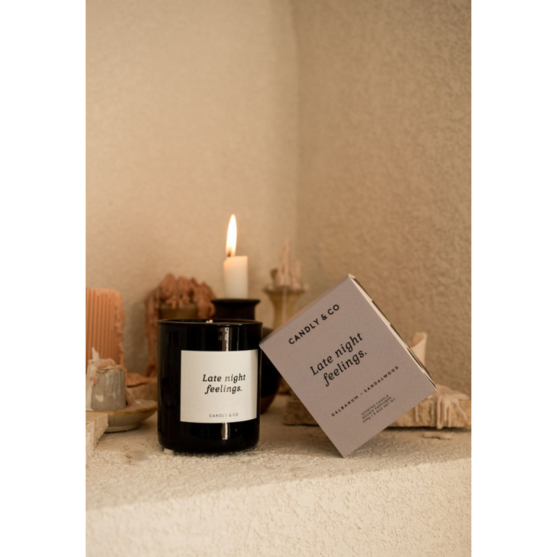 Świeca sojowa w szkle CANDLY&CO, Late Night Feelings, zapach No.6, 250g