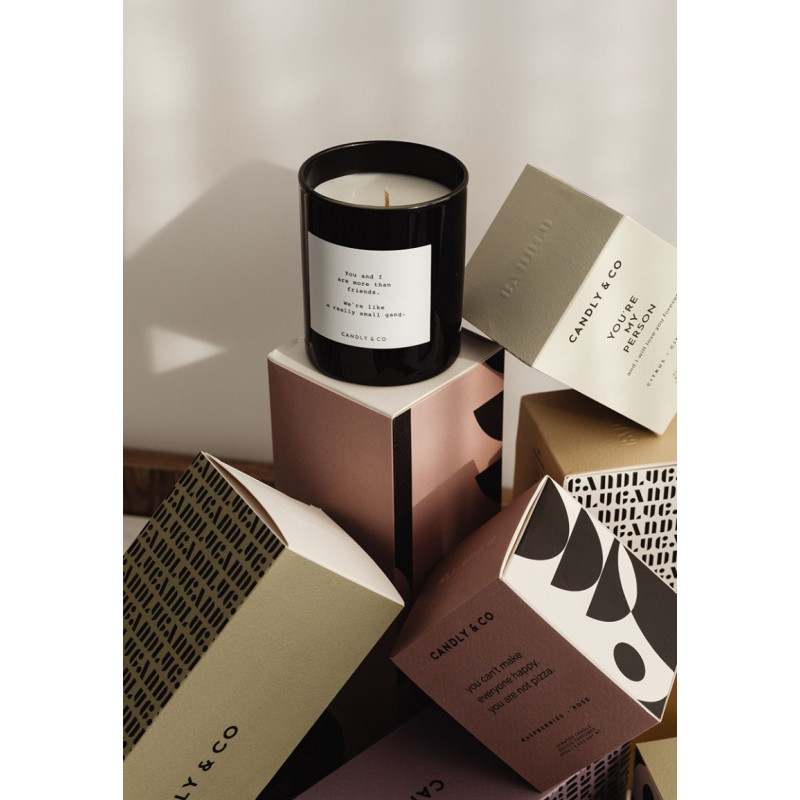 Świeca sojowa w szkle CANDLY&CO, You And I Are More Than., zapach No.8, 250g