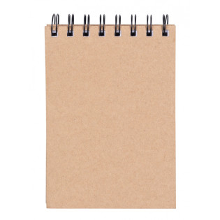 Kołonotatnik OFFICE PRODUCTS, craft, A6, w kratkę, 80 kart., 80gsm, brązowy