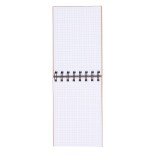 Kołonotatnik OFFICE PRODUCTS, craft, A6, w kratkę, 80 kart., 80gsm, brązowy