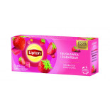 Herbata LIPTON owocowa, truskawka i rabarbar, 20 torebek