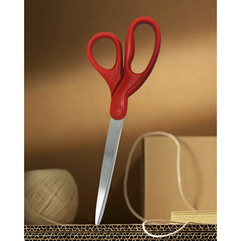 Nożyczki uniwersalne SCOTCH®, 18cm, czerwone