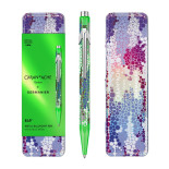 Długopis CARAN D'ACHE 849 Germanier, w pudełku, zielony neonowy