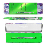 Długopis CARAN D'ACHE 849 Germanier, w pudełku, zielony neonowy
